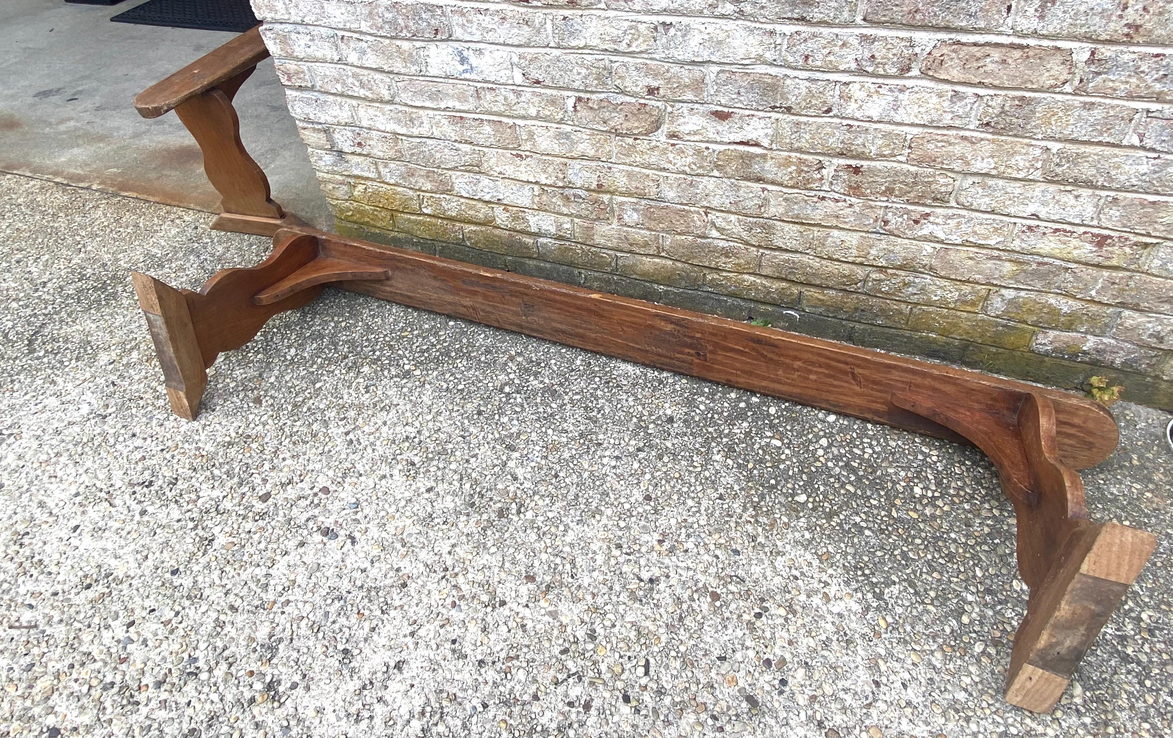 Pair of Elm Benches For Sale 16