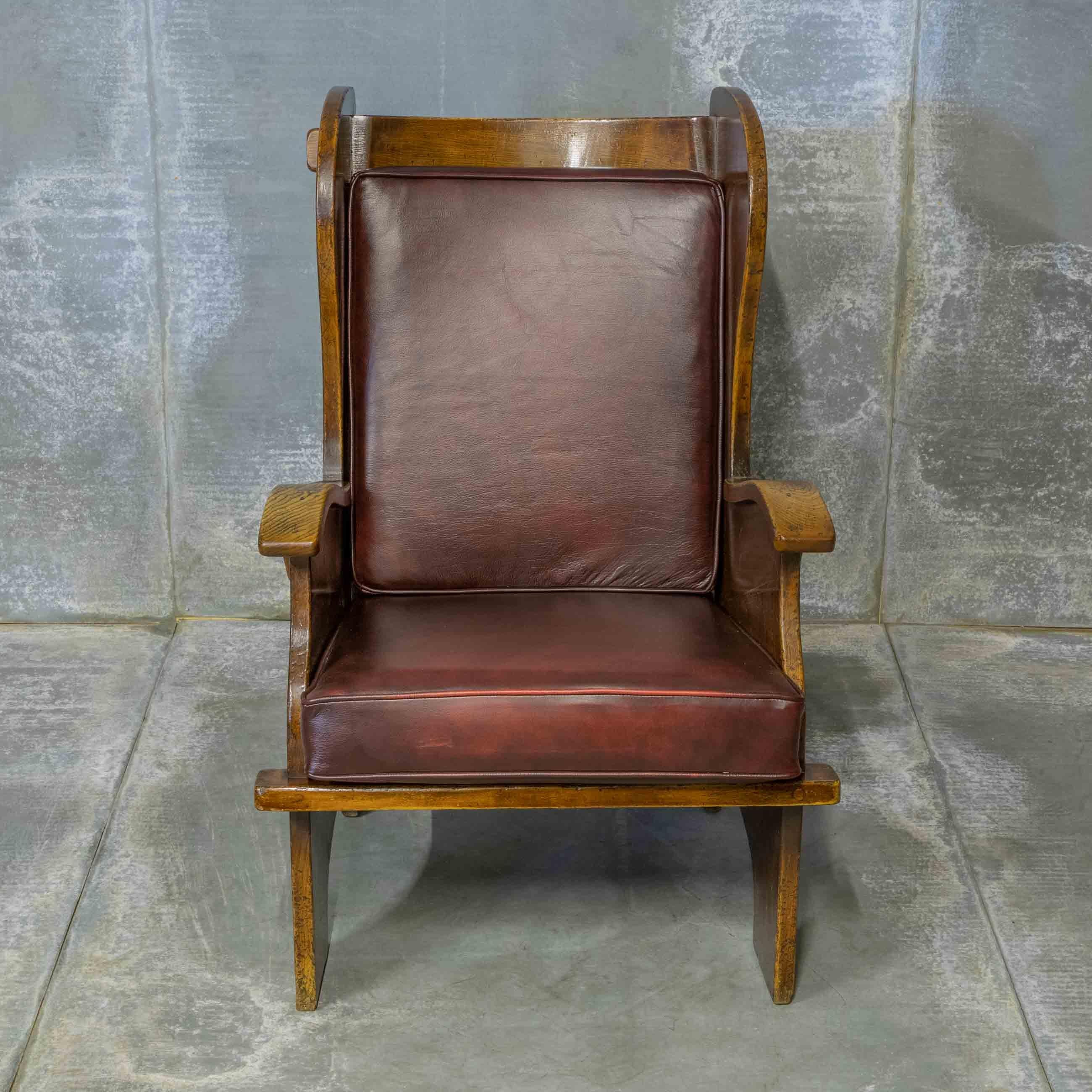 Pair of Elm Lambing Chairs at 1stDibs lambing chair for sale, wicker