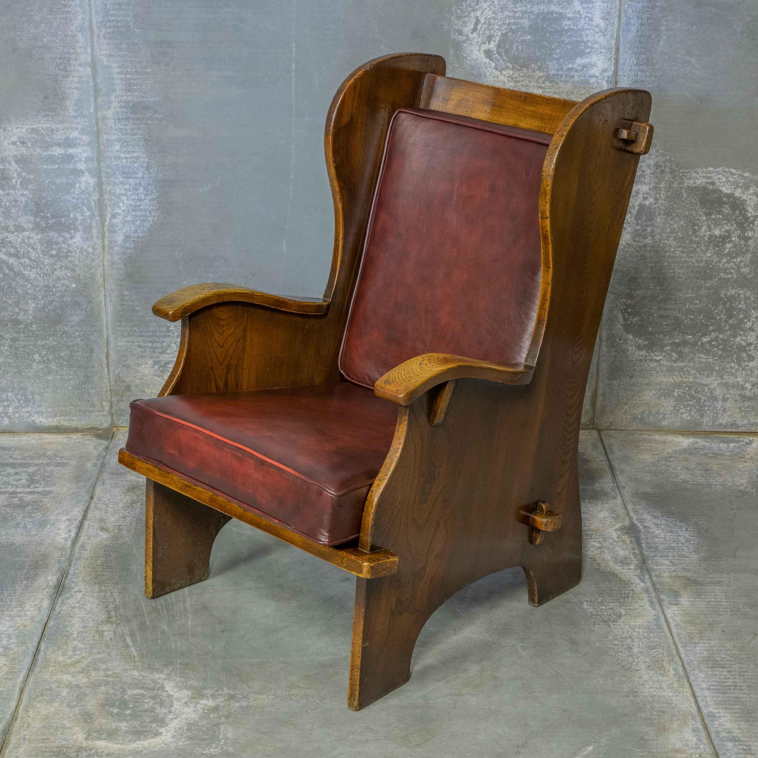 Pair of Elm Lambing Chairs at 1stDibs lambing chair for sale, wicker