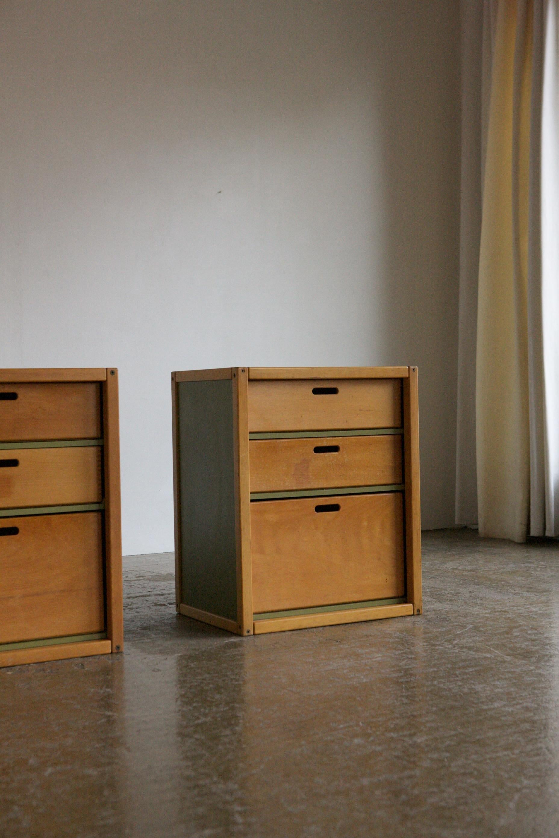 Mid-Century Modern Pair of Elmar Flötotto Chest of Drawers For Sale