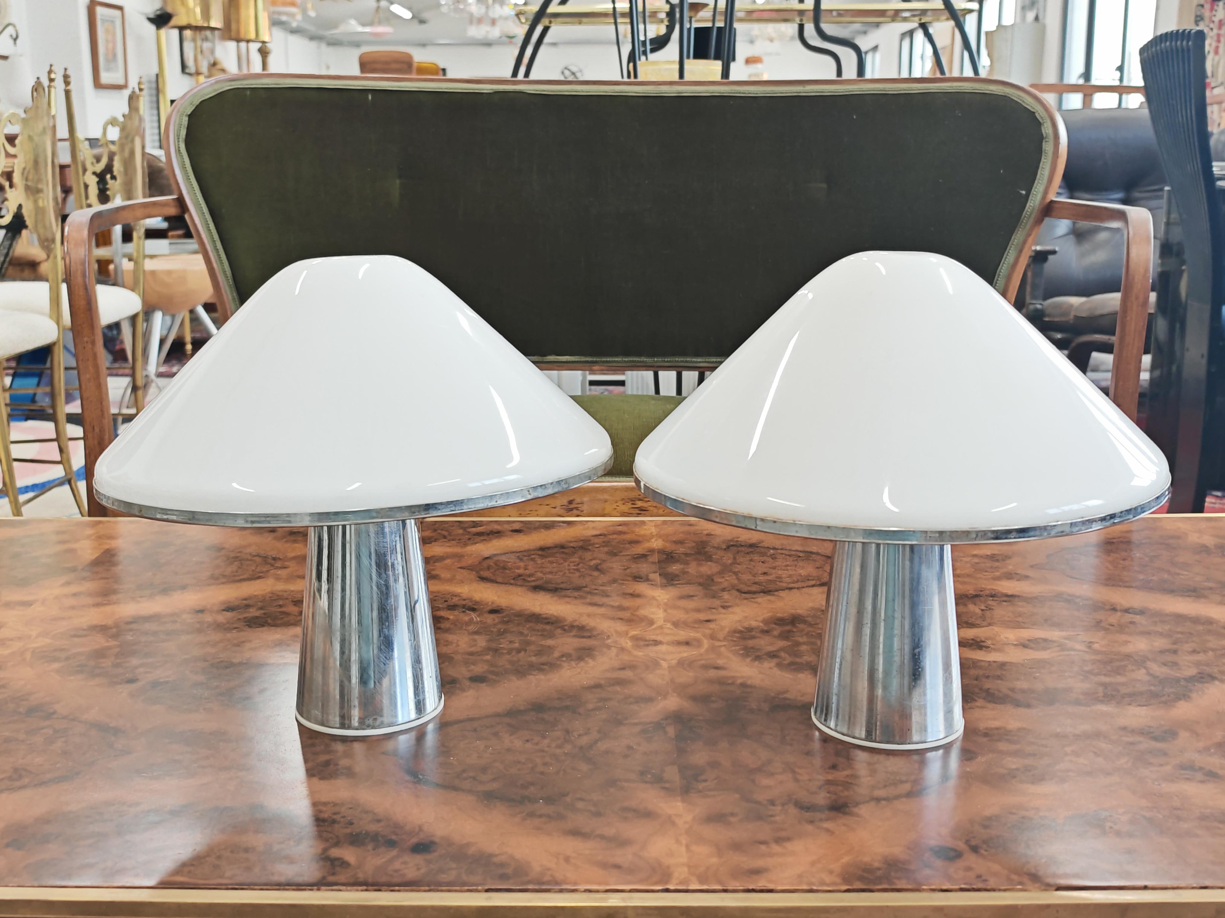 Chrome Pair of 