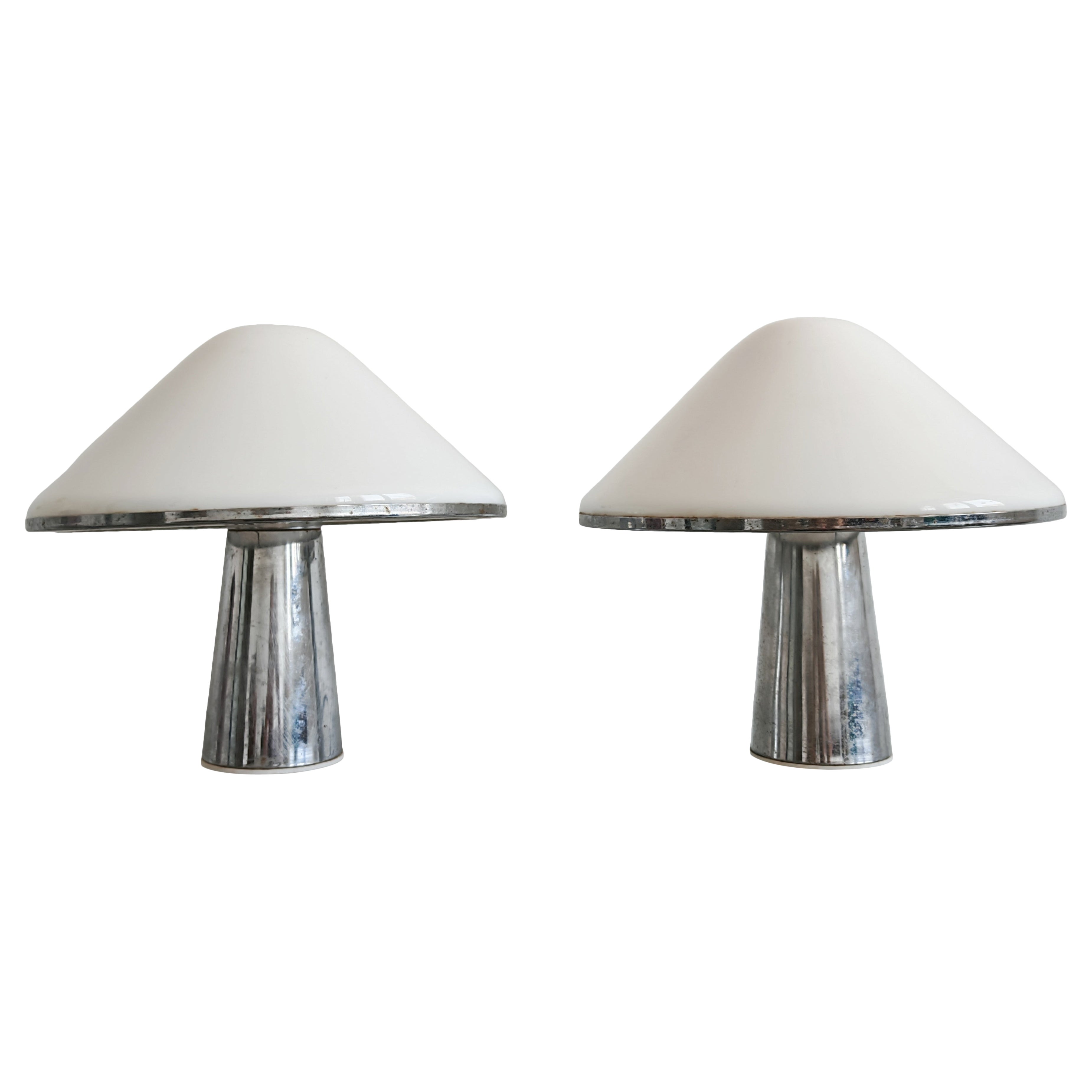 Pair of "Elpise" Table Lamps designed by Harvey Guzzini manufactured by Meblo For Sale