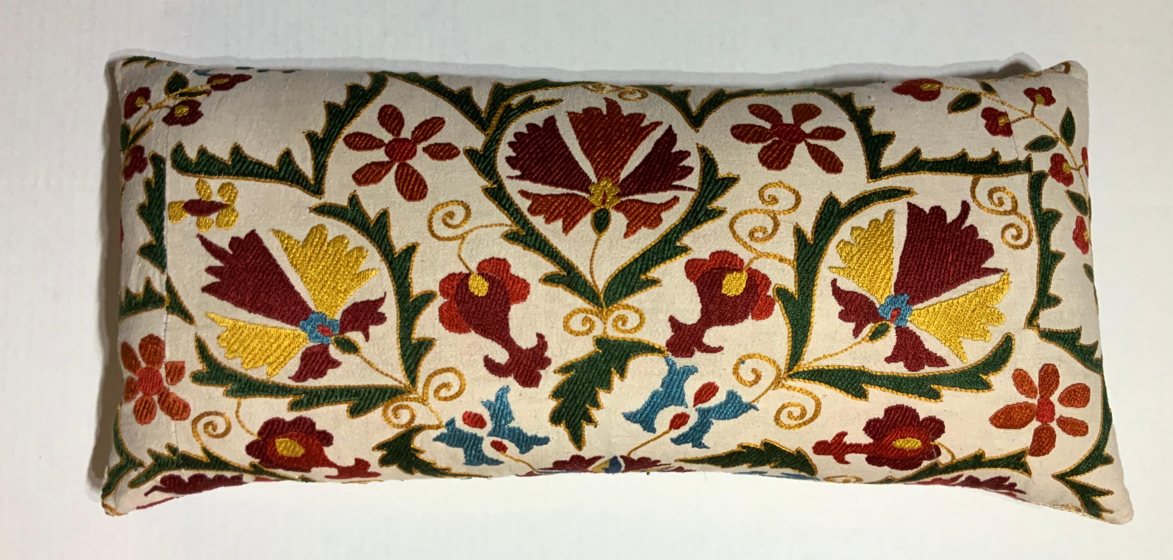 Pair of Embroidery Suzani Pillows 1
