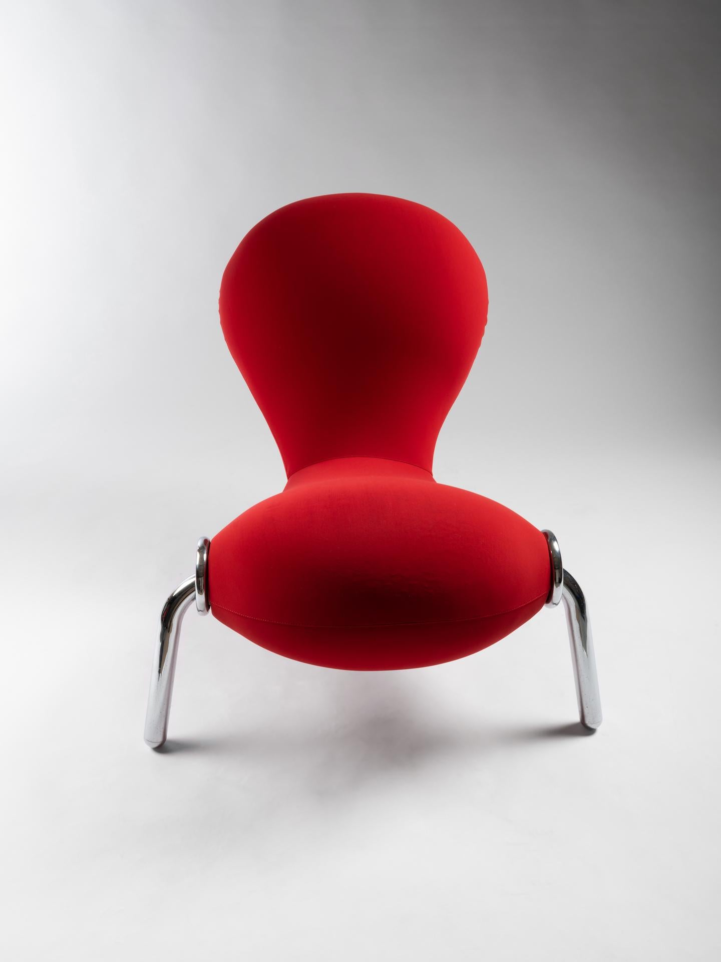 Steel Pair of Embryo Chairs by Marc Newson for Cappelini For Sale