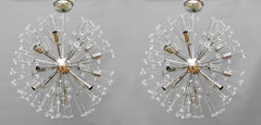 Pair of Emil Stejnar Sputnik Lamps, 1950s