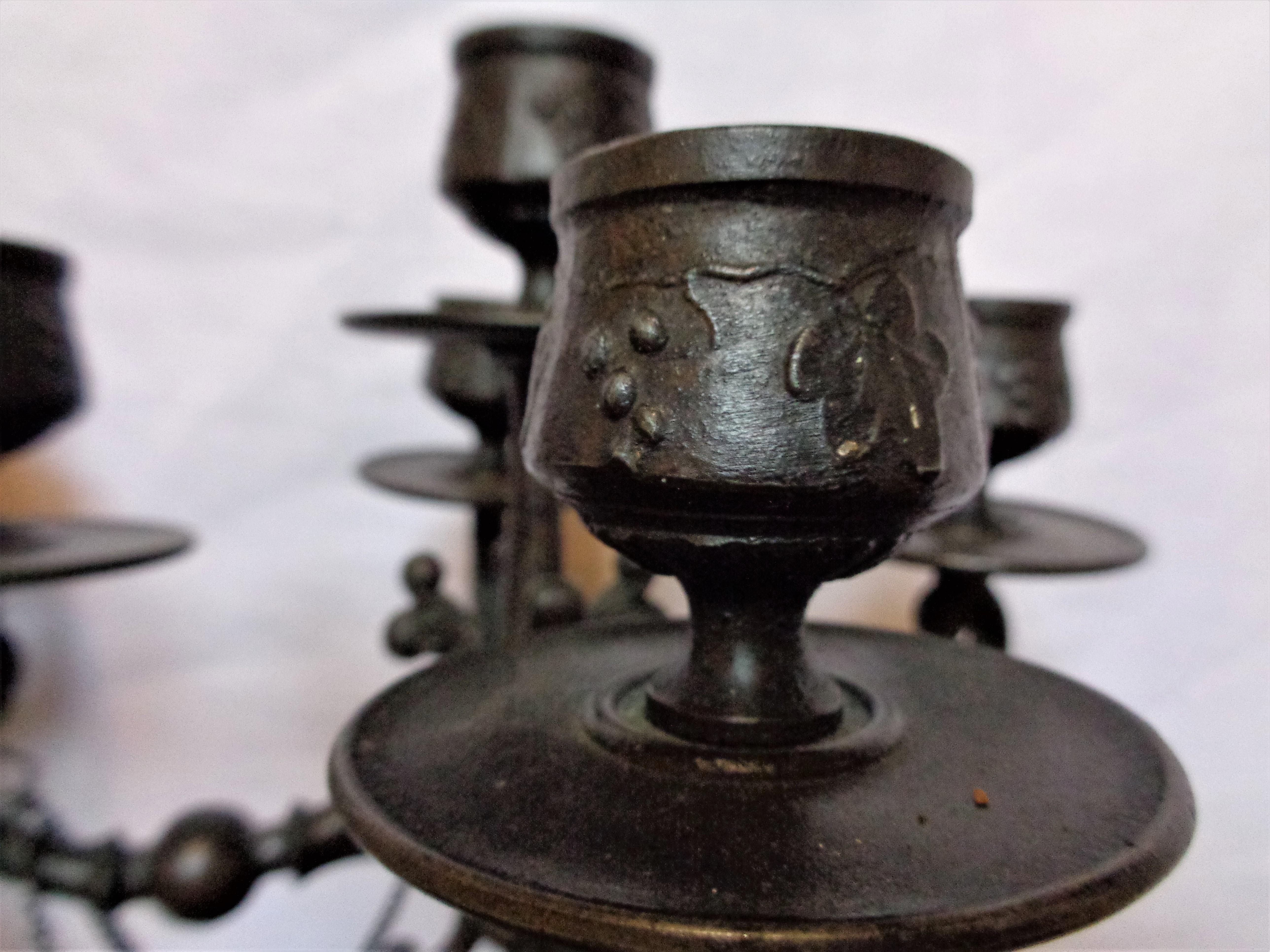 Design francese, Impero, Candelabri, Bronzo patinato, Francia, XIX C. in vendita 3