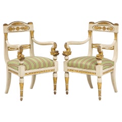 Pair of Empire Armchairs
