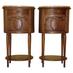 Pair of Empire Bedside Cabinets