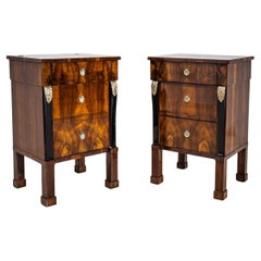 Pair of Empire Bedside Cabinets, Italy, Early 19th Century