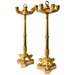 Pair of Empire Candelabra, France, circa 1825