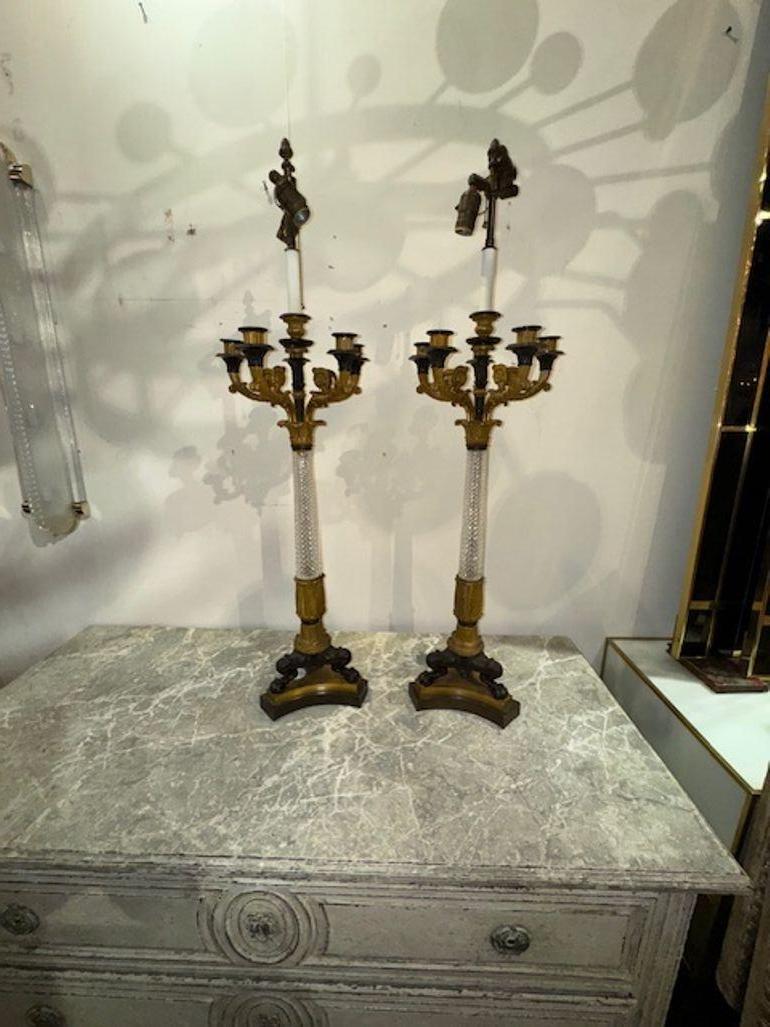 Pareja de candelabros Imperio en Bueno estado para la venta en Dallas, TX