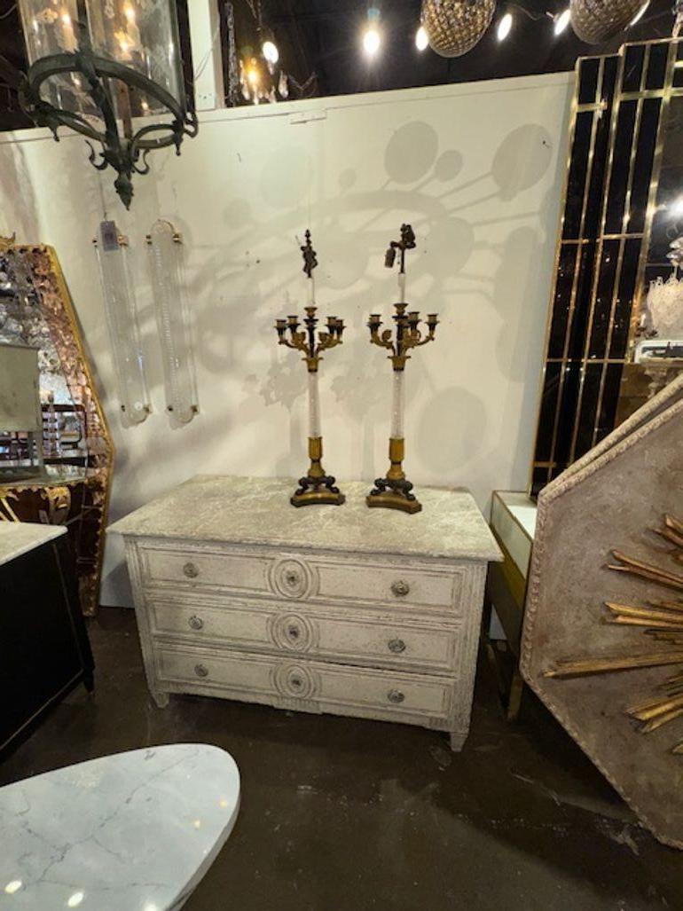 Pareja de candelabros Imperio en venta 3