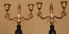 Pair of Empire Candelabras in the Egyptian Style
