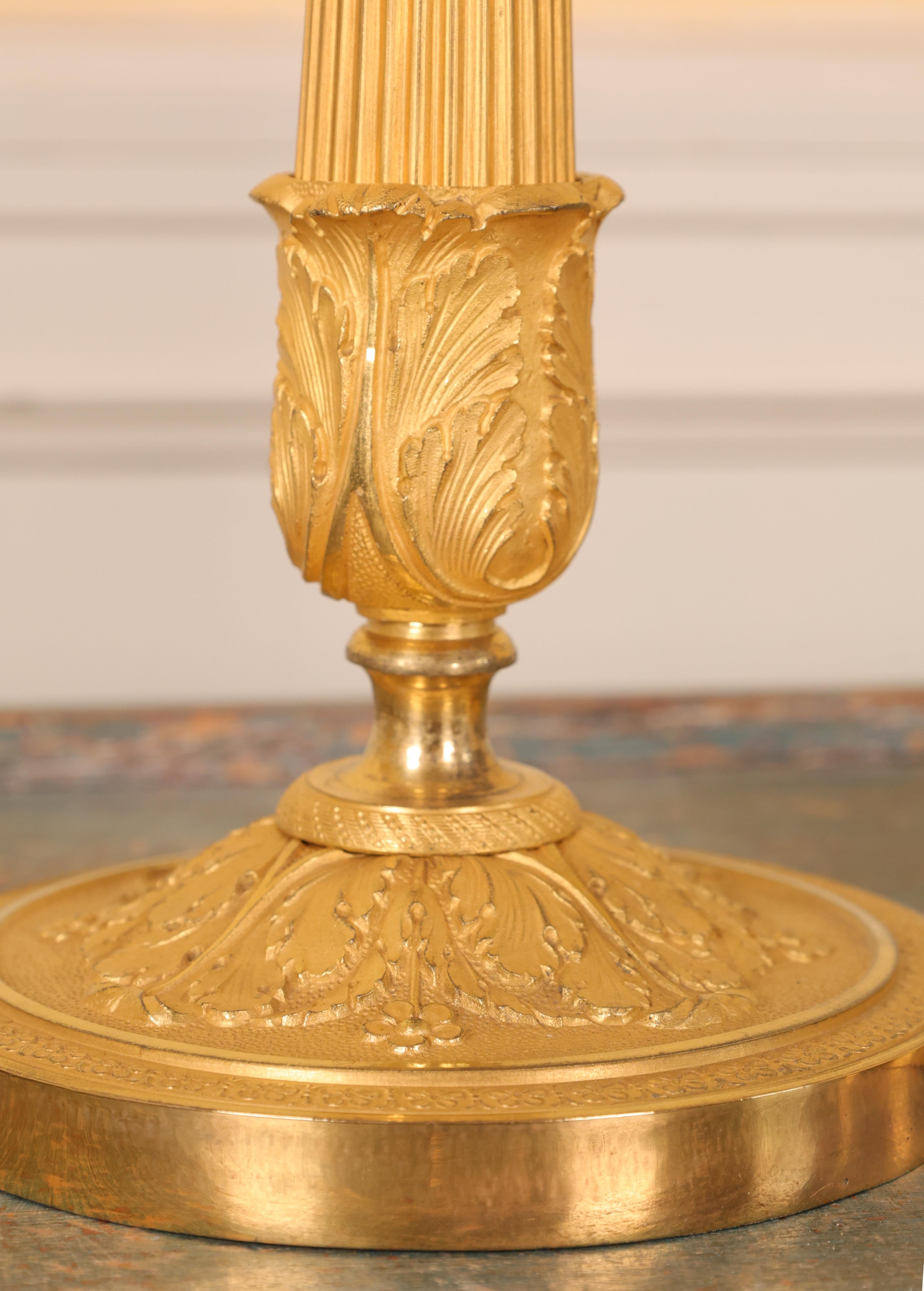 Coppia di candelabri Impero In condizioni buone in vendita a Ljungby, SE