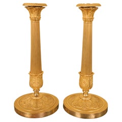 Pareja de candeleros Imperio