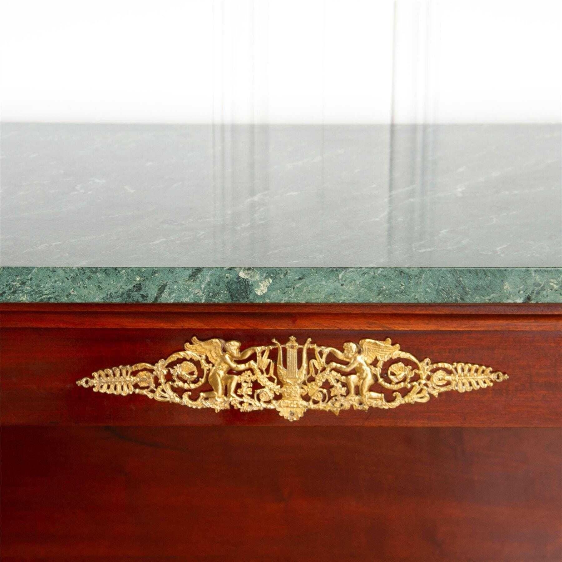 Unknown Pair of Empire Console Tables For Sale