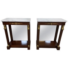 Pair of Empire Console Tables