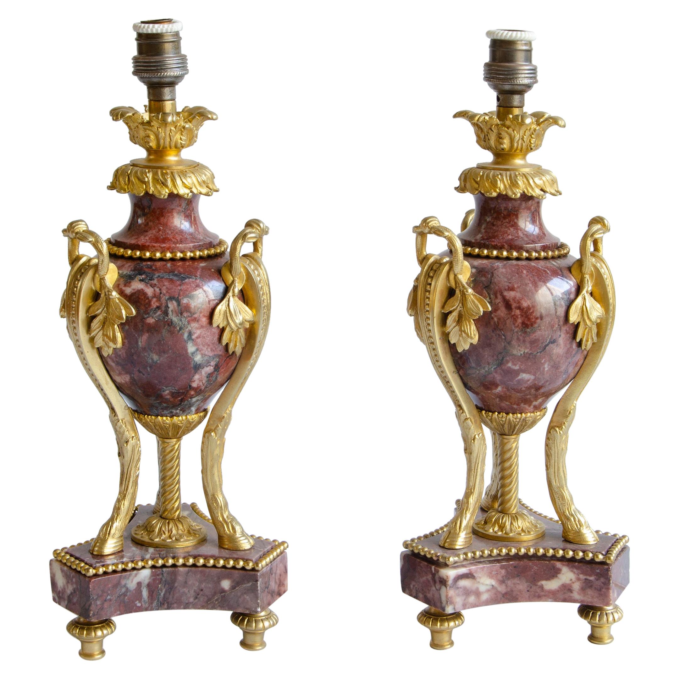 Pair of Empire Lamps