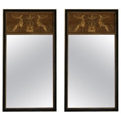 Pair of Empire Neoclassical Mirrors