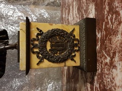 Pair of Empire Patinated Bronze Candelabra Attributed to Thomire