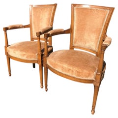 Paire de fauteuils de l'époque Empire