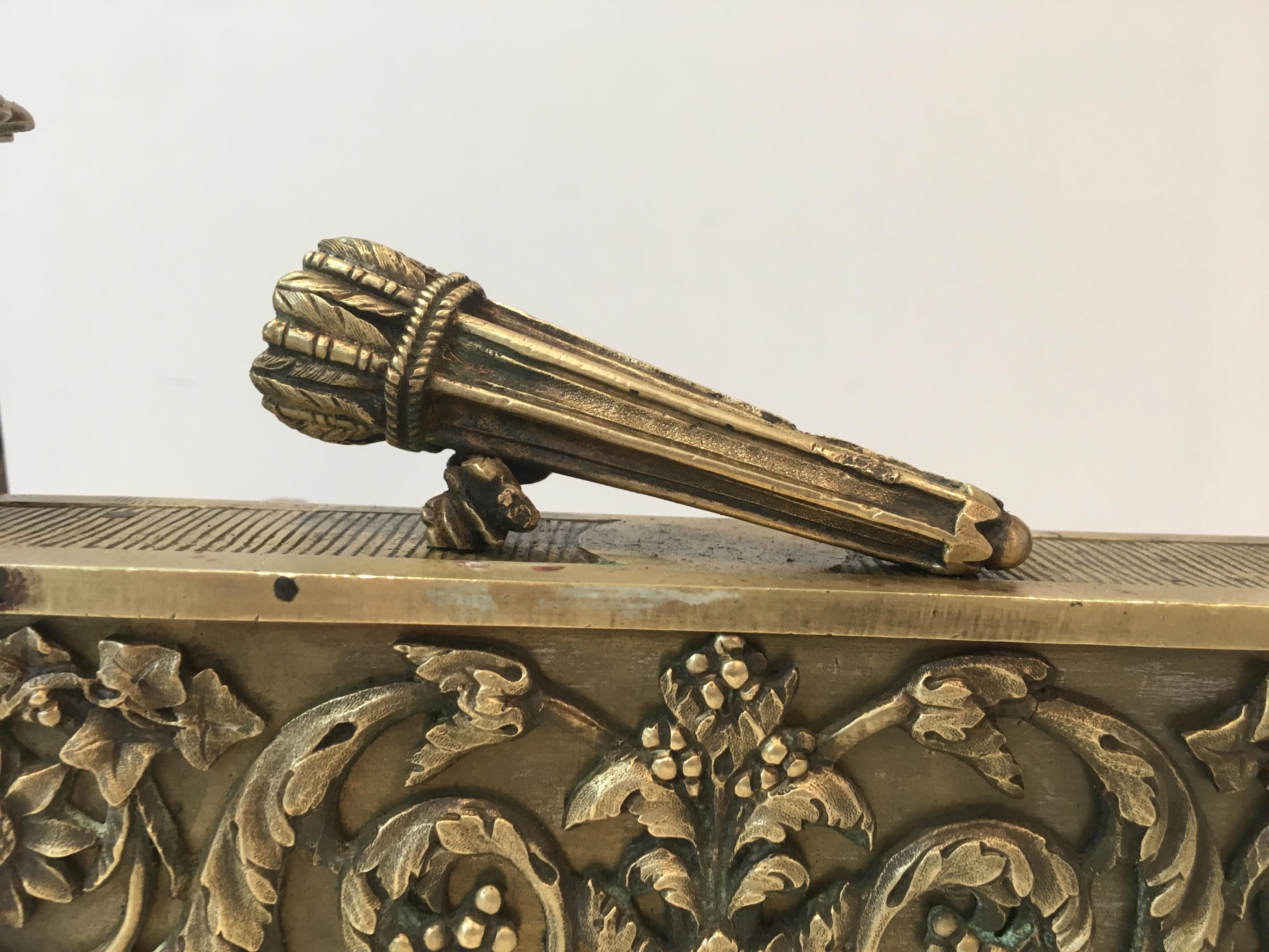 Coppia di androni in bronzo del periodo Impero, Francia, 1850 circa in vendita 3