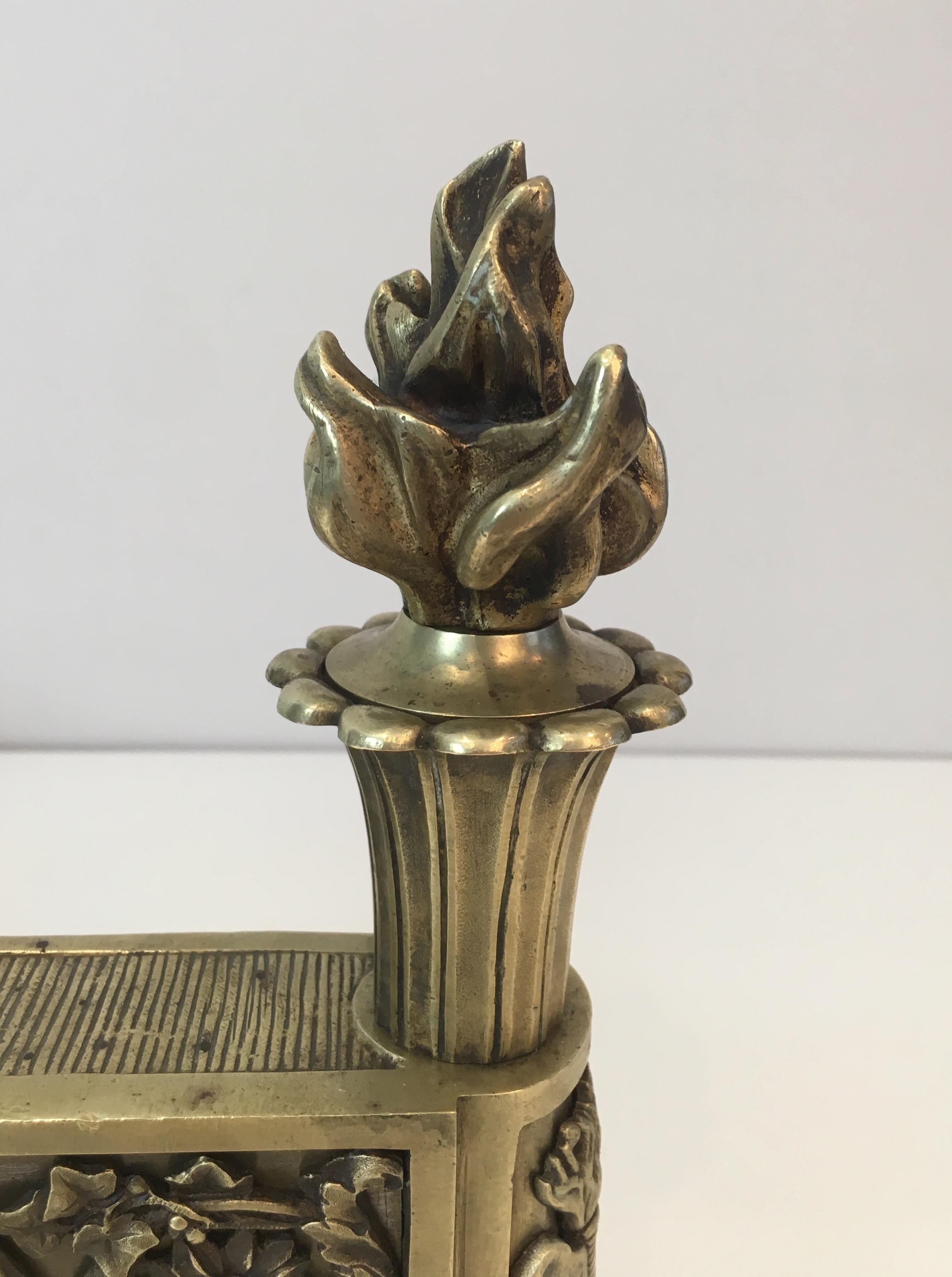 Coppia di androni in bronzo del periodo Impero, Francia, 1850 circa in vendita 11