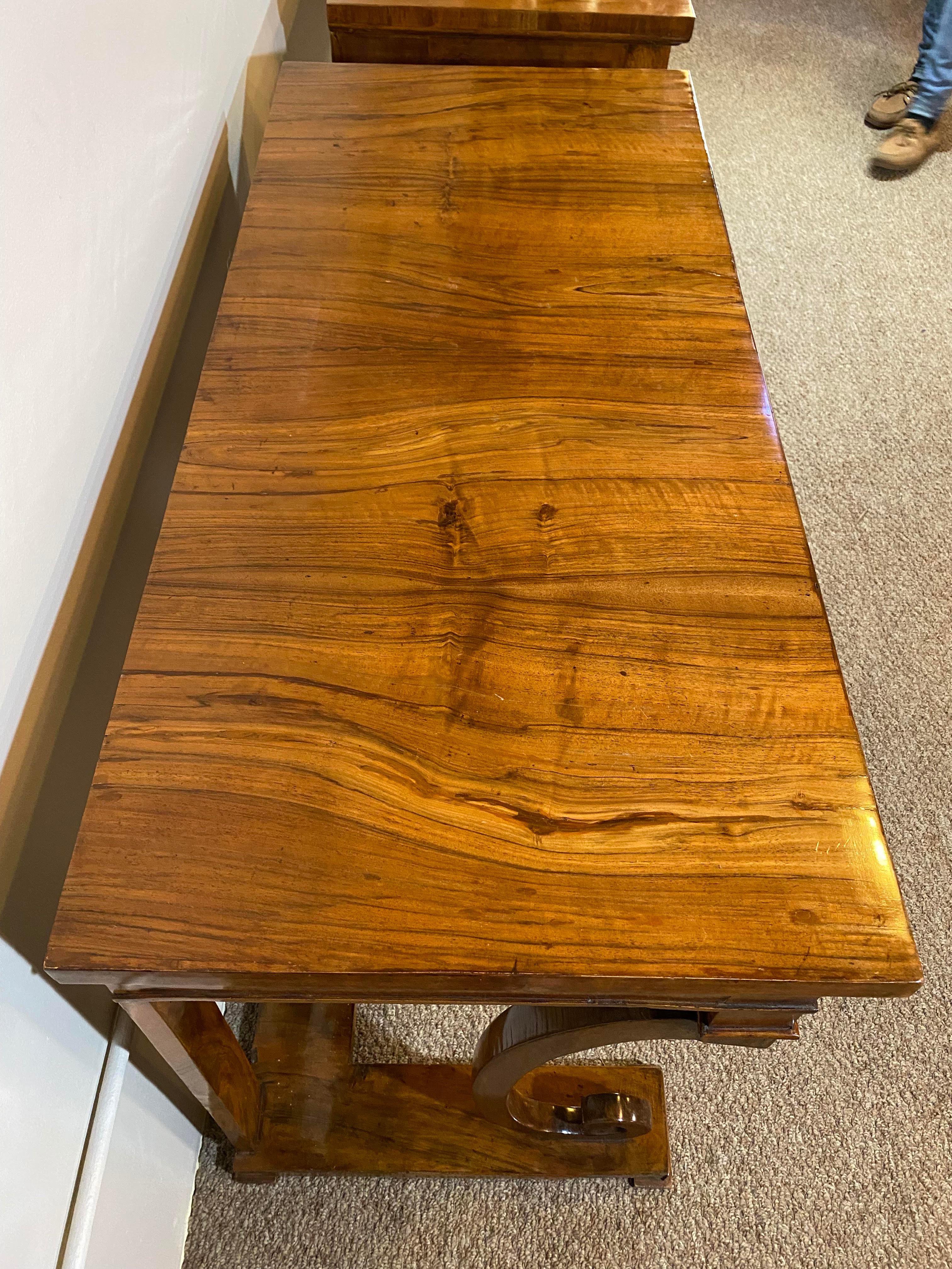 Pair of Empire Period Rosewood Consoles or Pier Tables 8