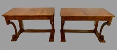 Pair of Empire Period Rosewood Consoles or Pier Tables