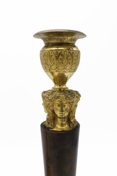 Pair of Empire "Retour d' Egypt" Candlesticks