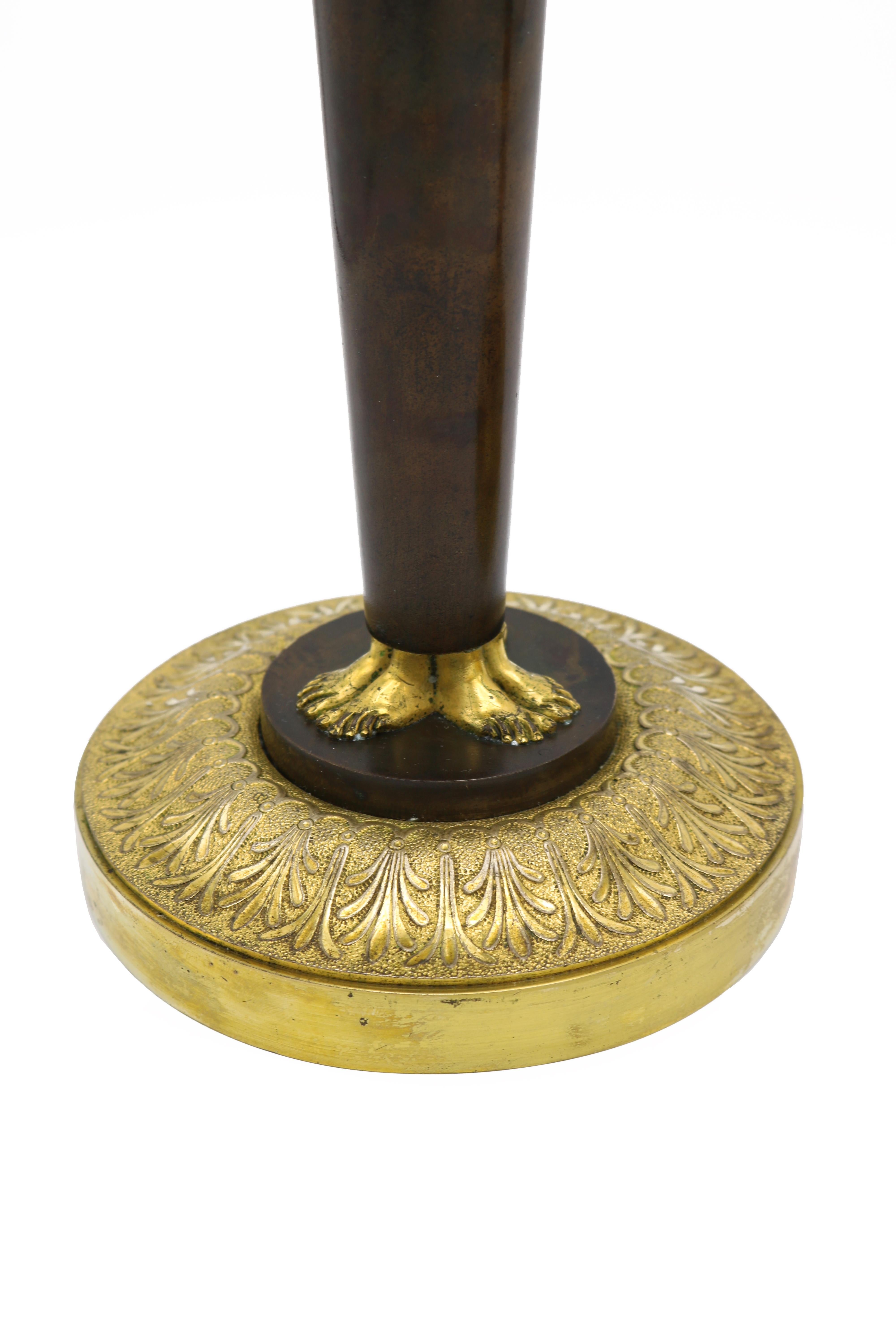 Stile impero Coppia di candelieri Impero 