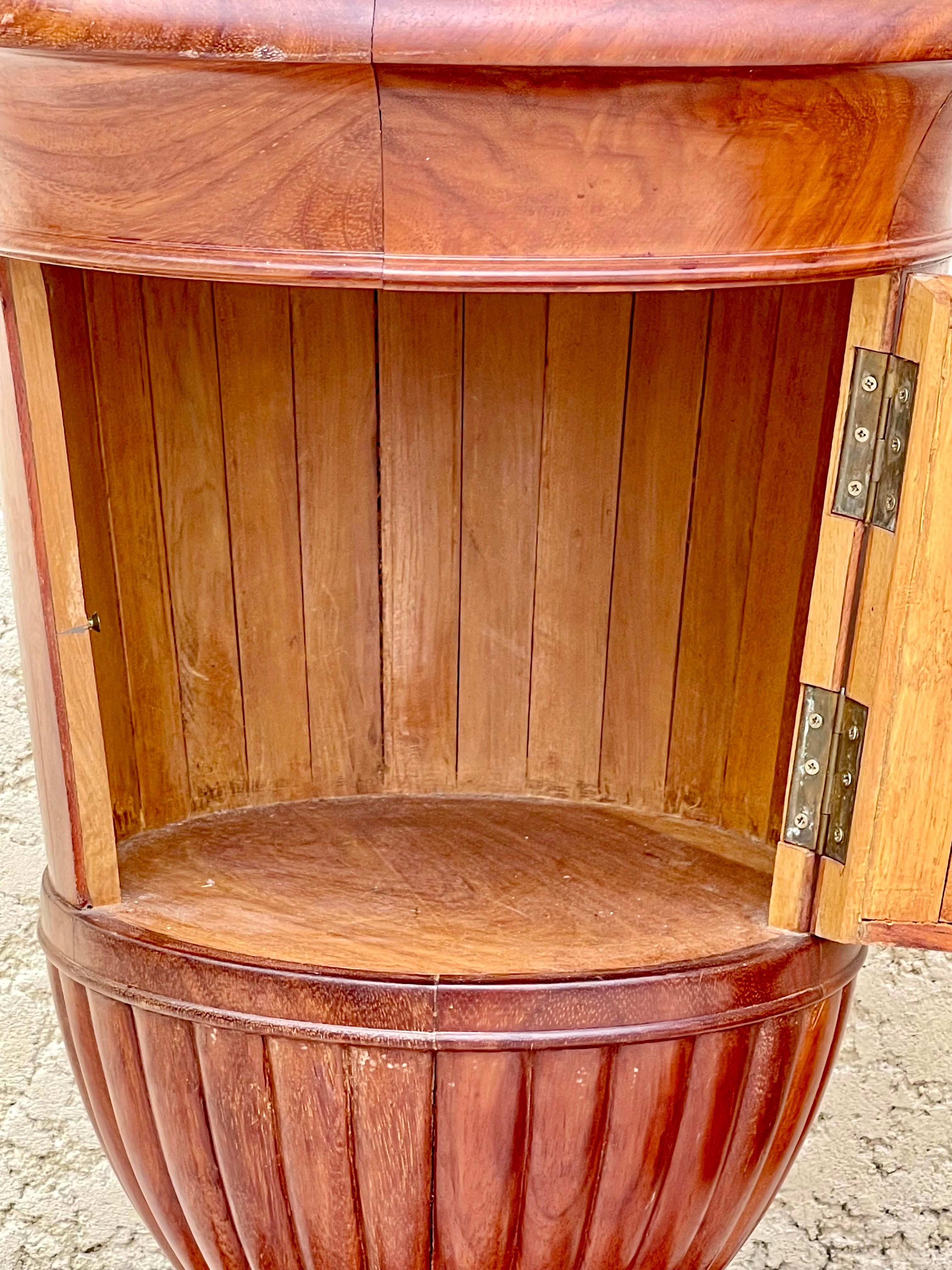 Pair Of Empire Style Bedside Tables For Sale 7