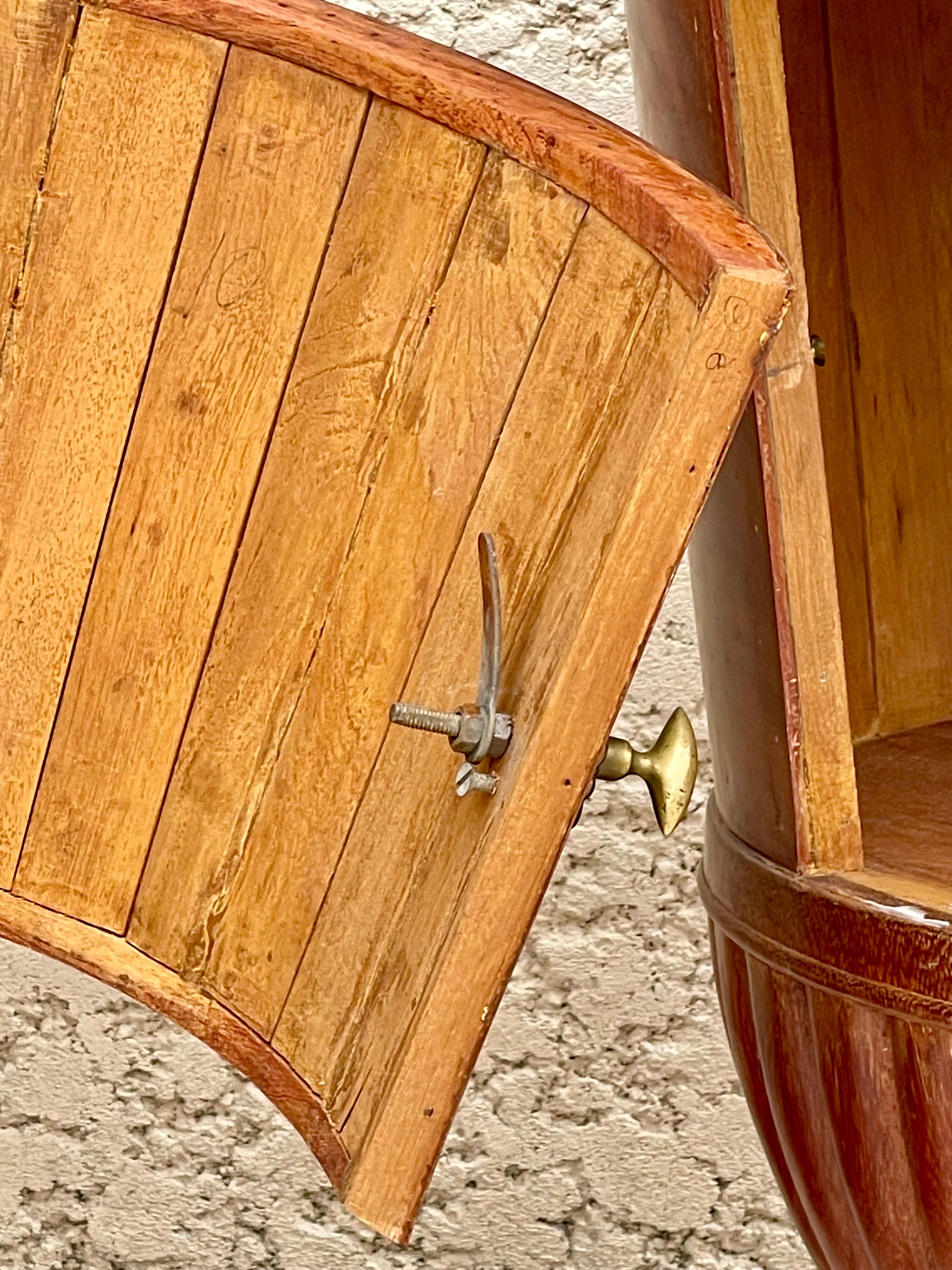 Pair Of Empire Style Bedside Tables For Sale 11