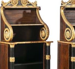 Coppia di librerie in stile Impero - XIX secolo