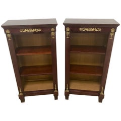 Pair of Empire Style Bookcases