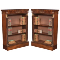 Pair of Empire Style Bookcases