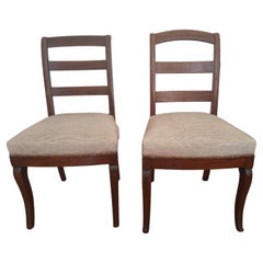 Pair of Empire Style Chairs, France, 19th Century