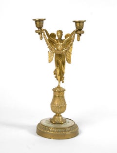 Pair of Empire Style Figural Candlesticks