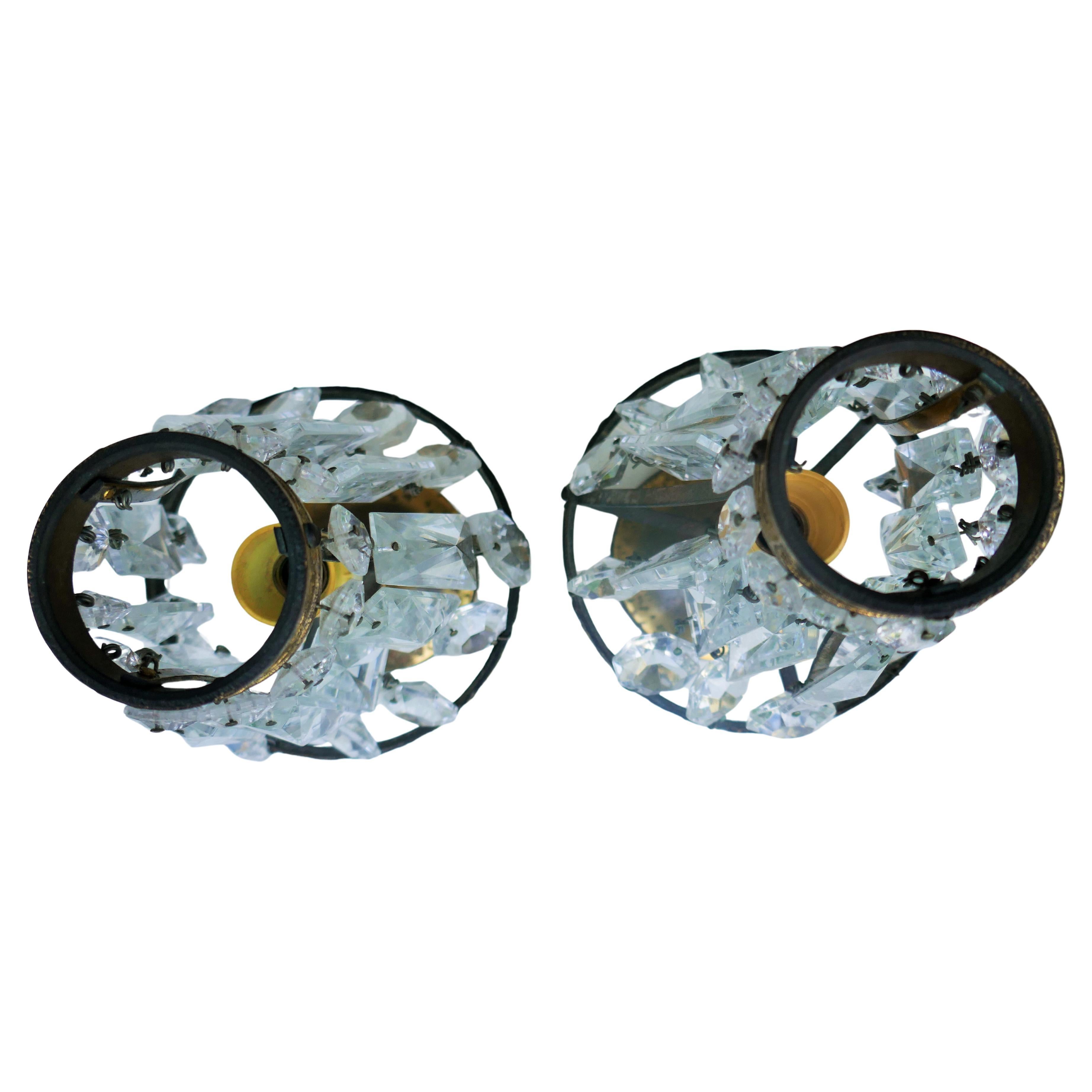 Pareja de lámparas de estilo Imperio Mid-20th Century en venta