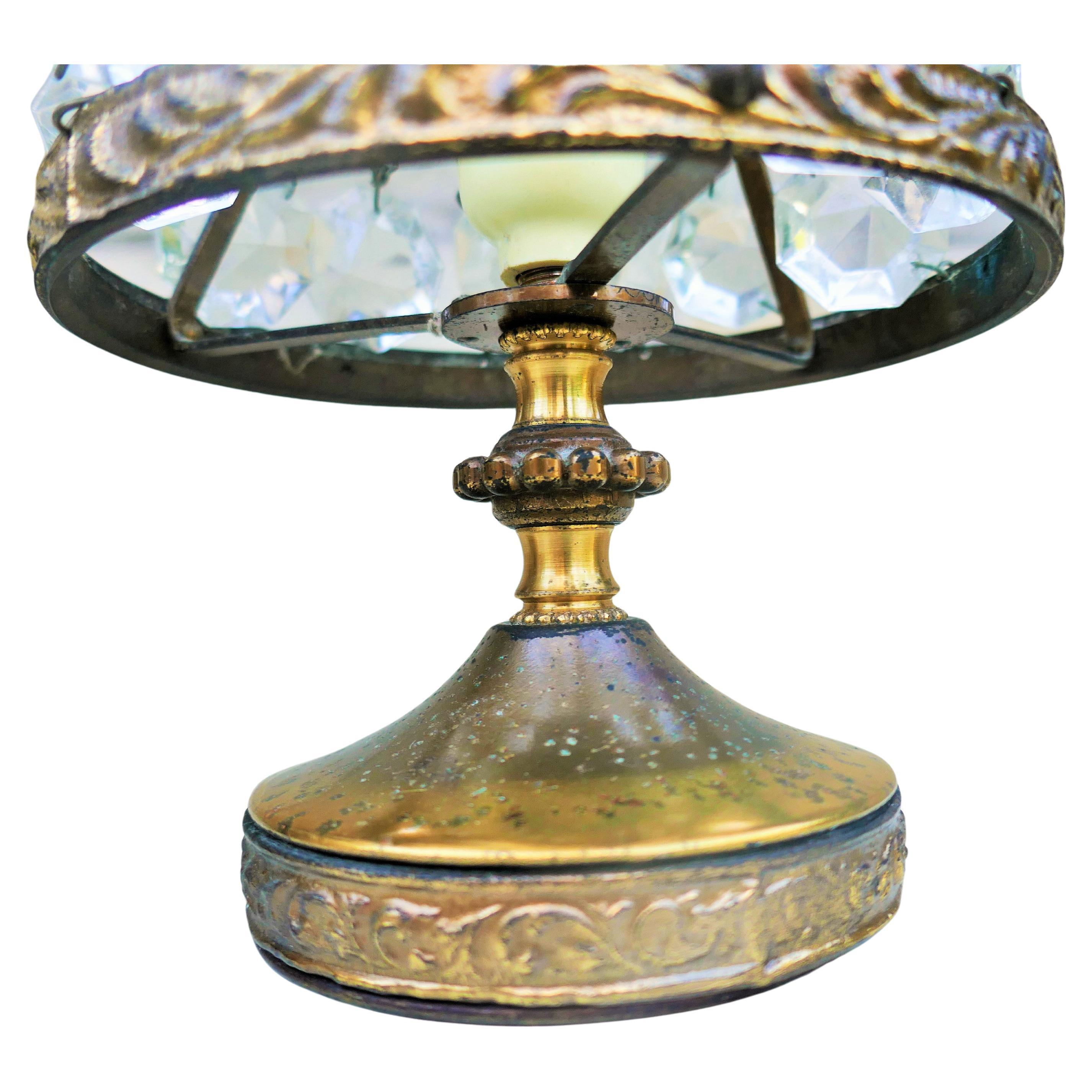 Pareja de lámparas de estilo Imperio Latón en venta