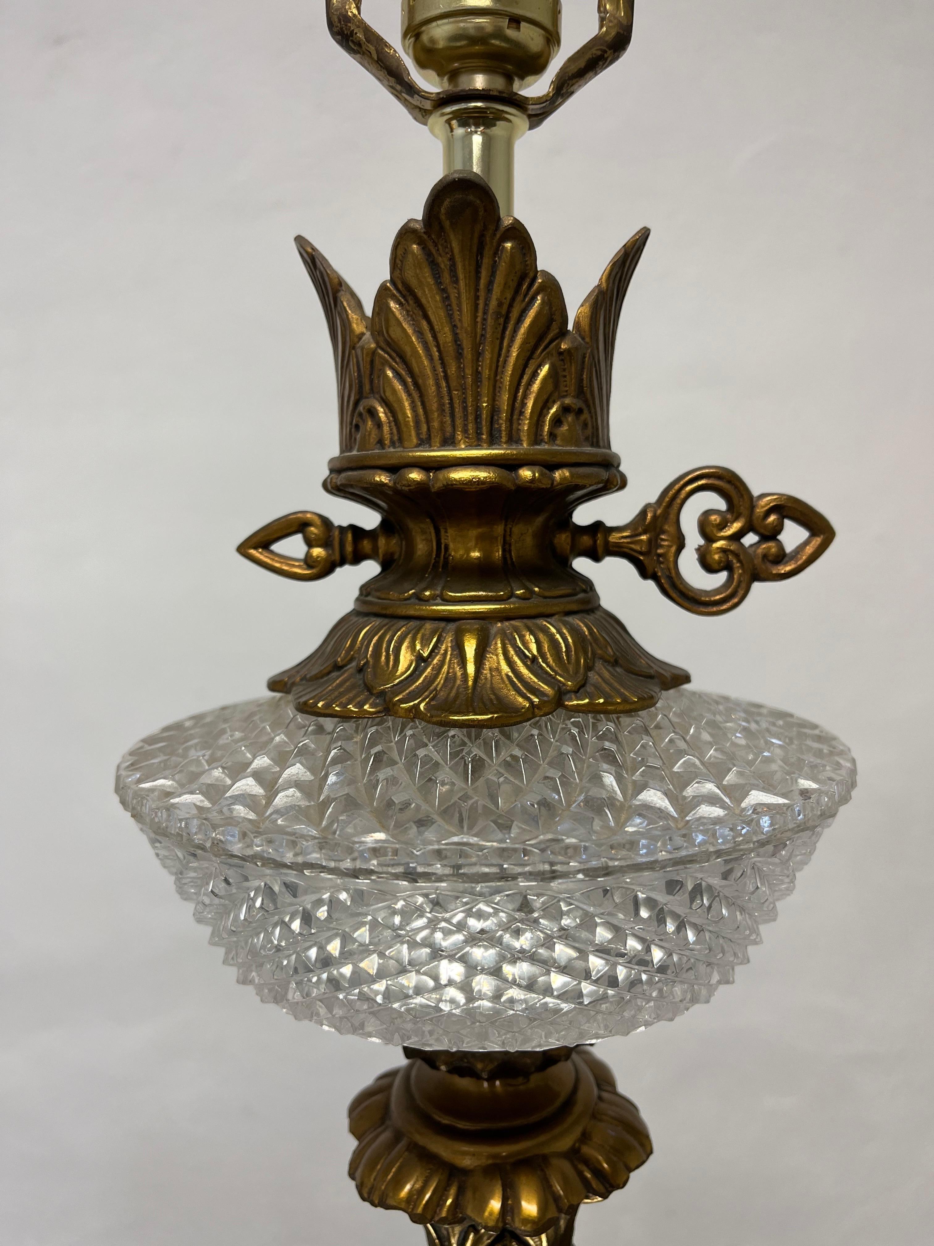 Pair of Empire Style Lamps For Sale 1
