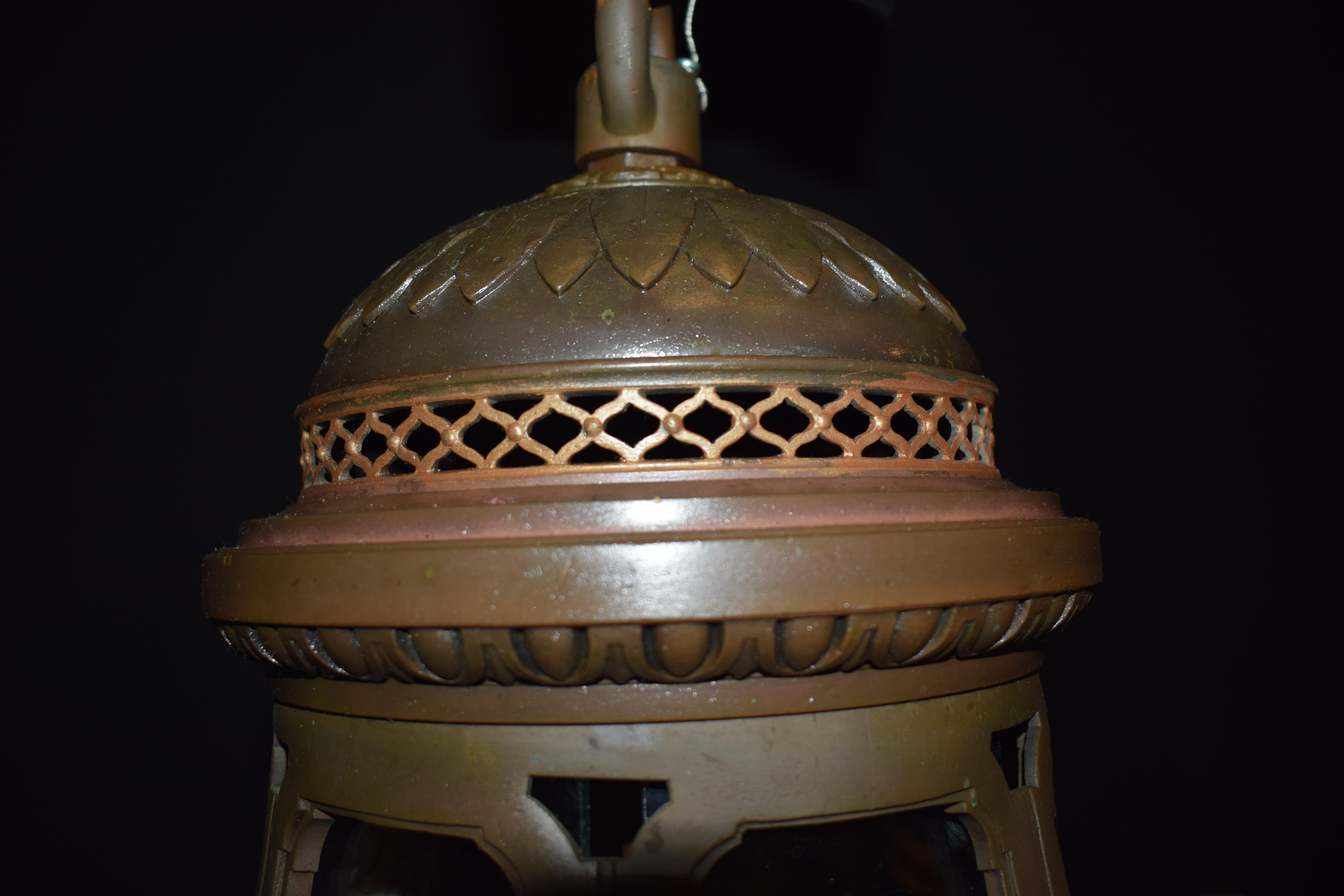 Empire Style Lantern Form Chandelier For Sale 5