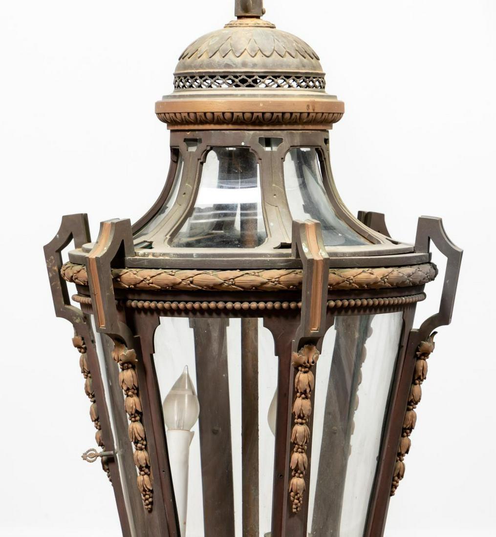 Empire Style Lantern Form Chandelier For Sale 6