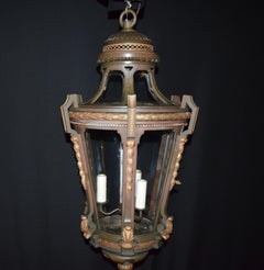 Empire Style Lantern Form Chandelier