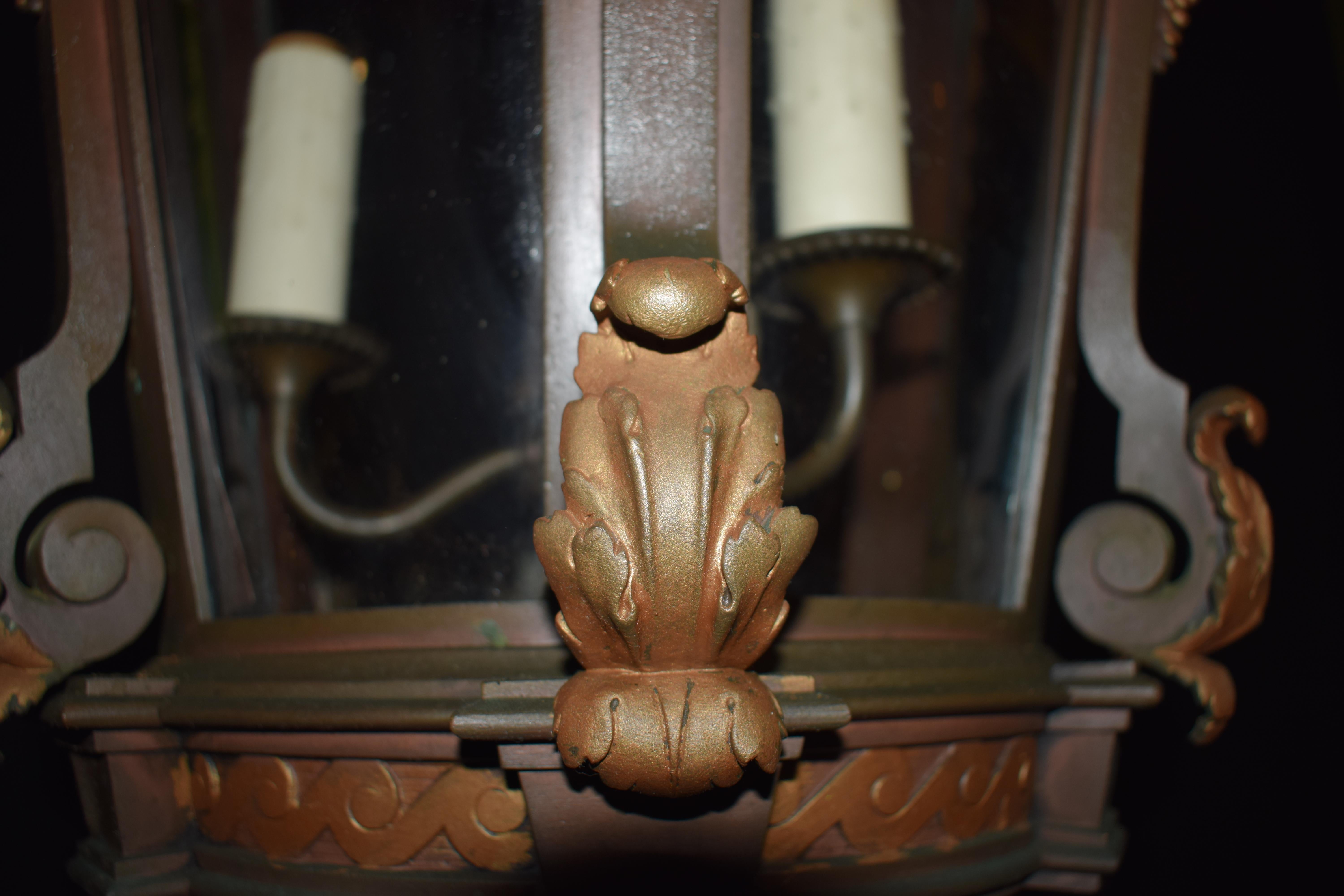 Araña con forma de farol estilo Imperio en venta 1