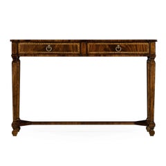 Pair of Empire Style Mahogany Console Tables