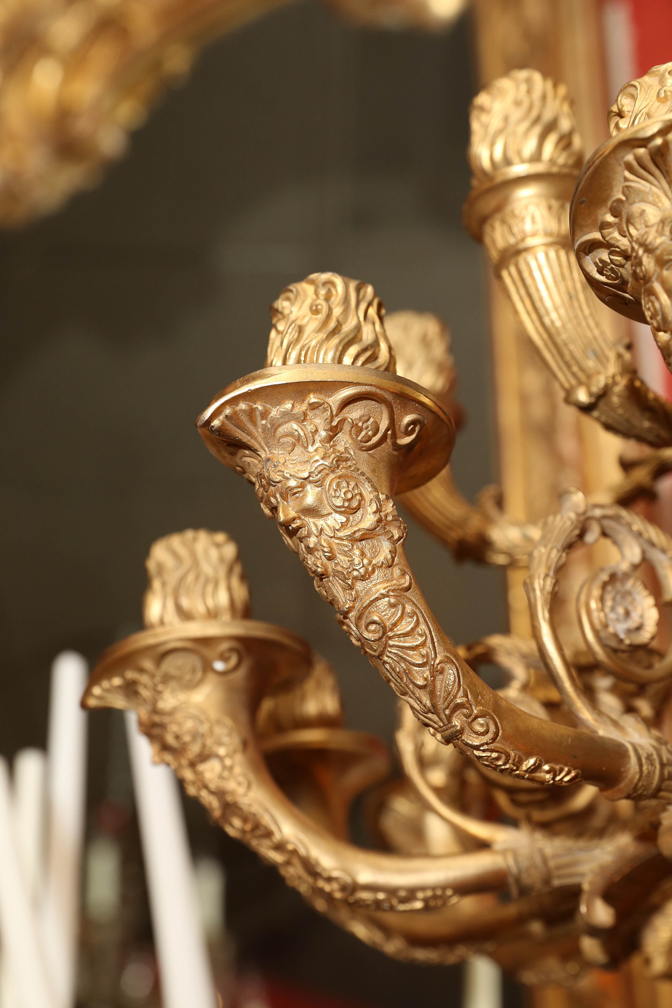 Pair of Empire Style Sconces, 19th Century 1