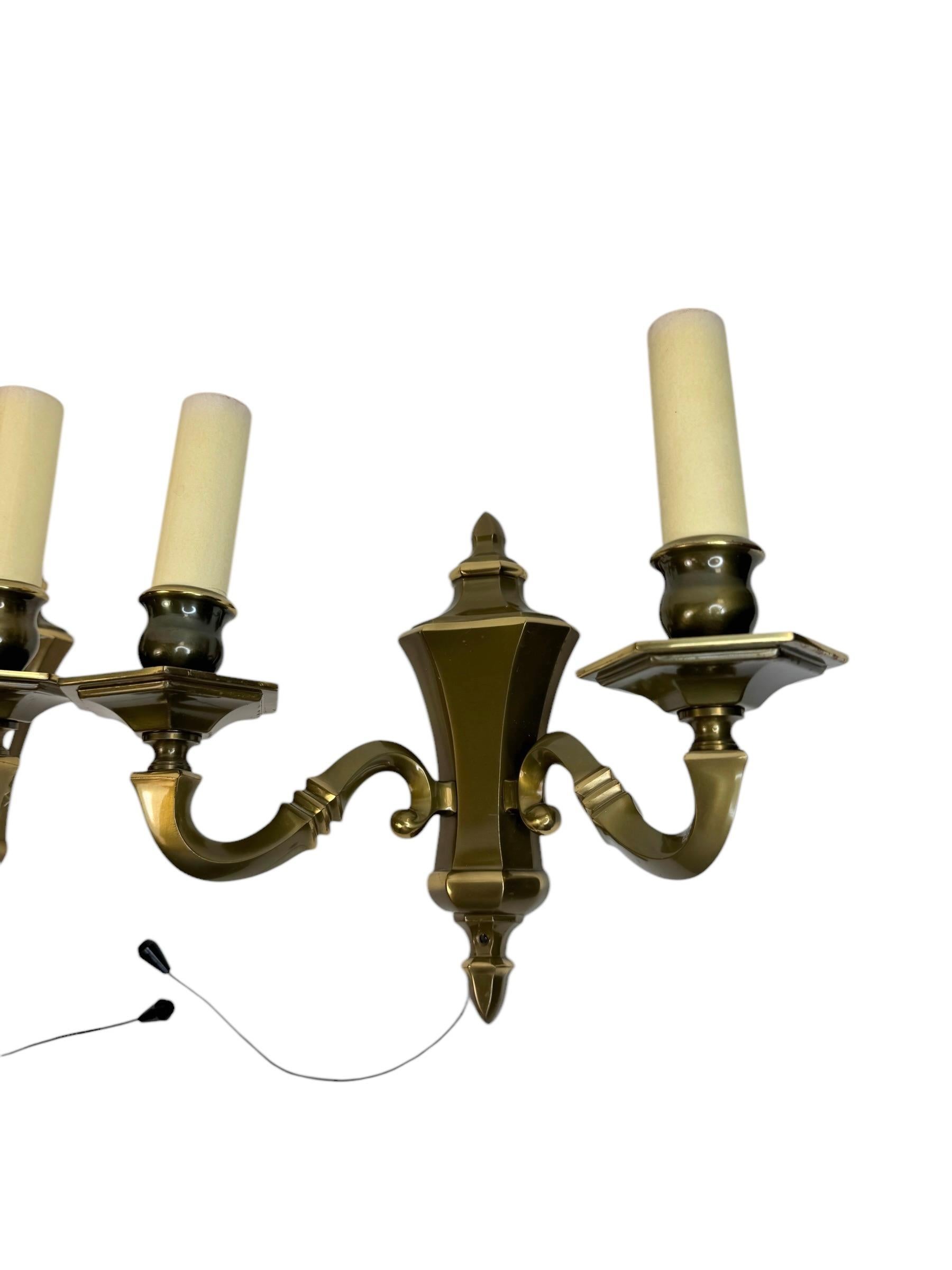 Coppia di lampade da parete a forma di sconces in stile impero, Germania, anni '60 in vendita 6
