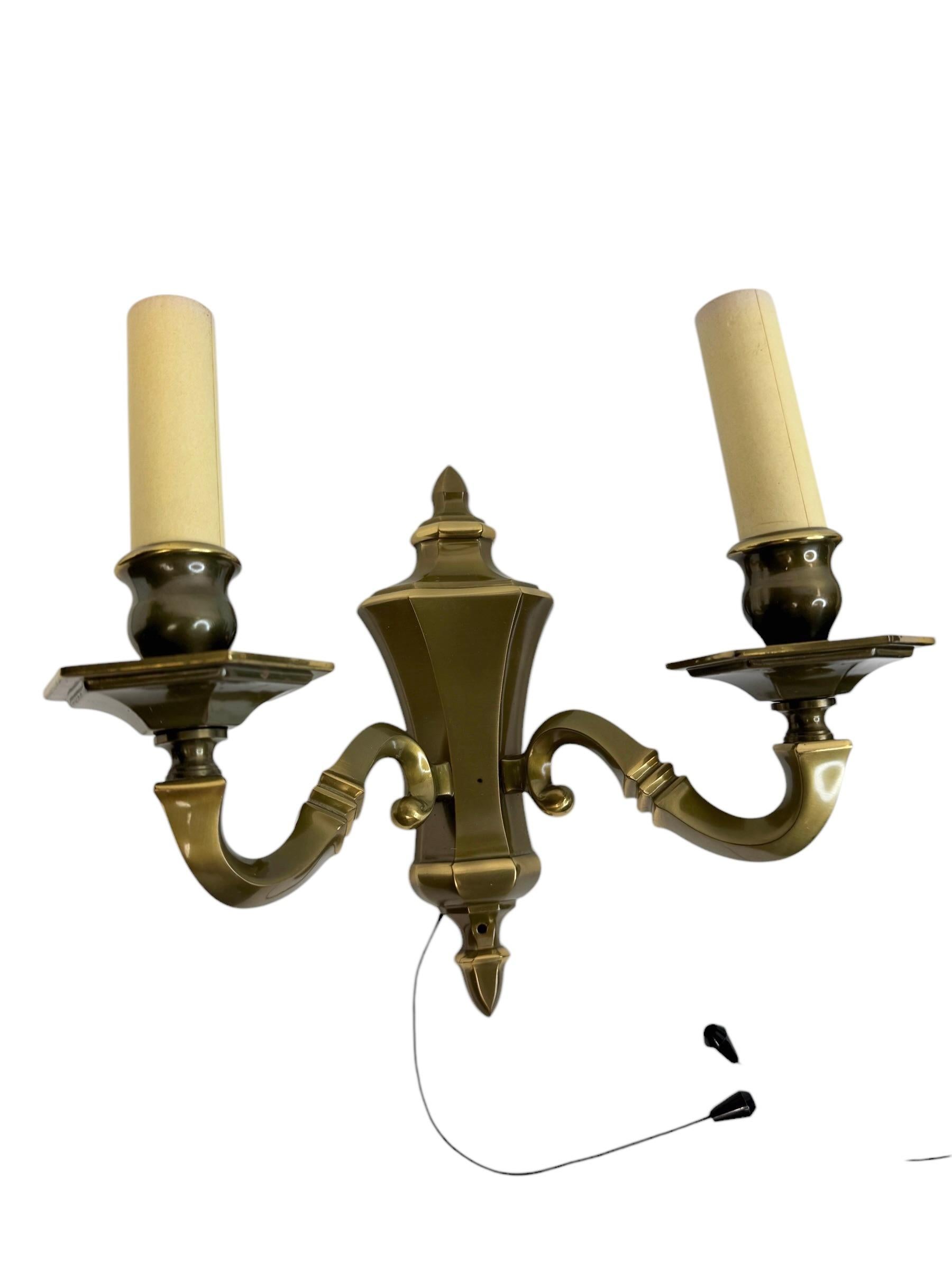 Coppia di lampade da parete a forma di sconces in stile impero, Germania, anni '60 in vendita 8