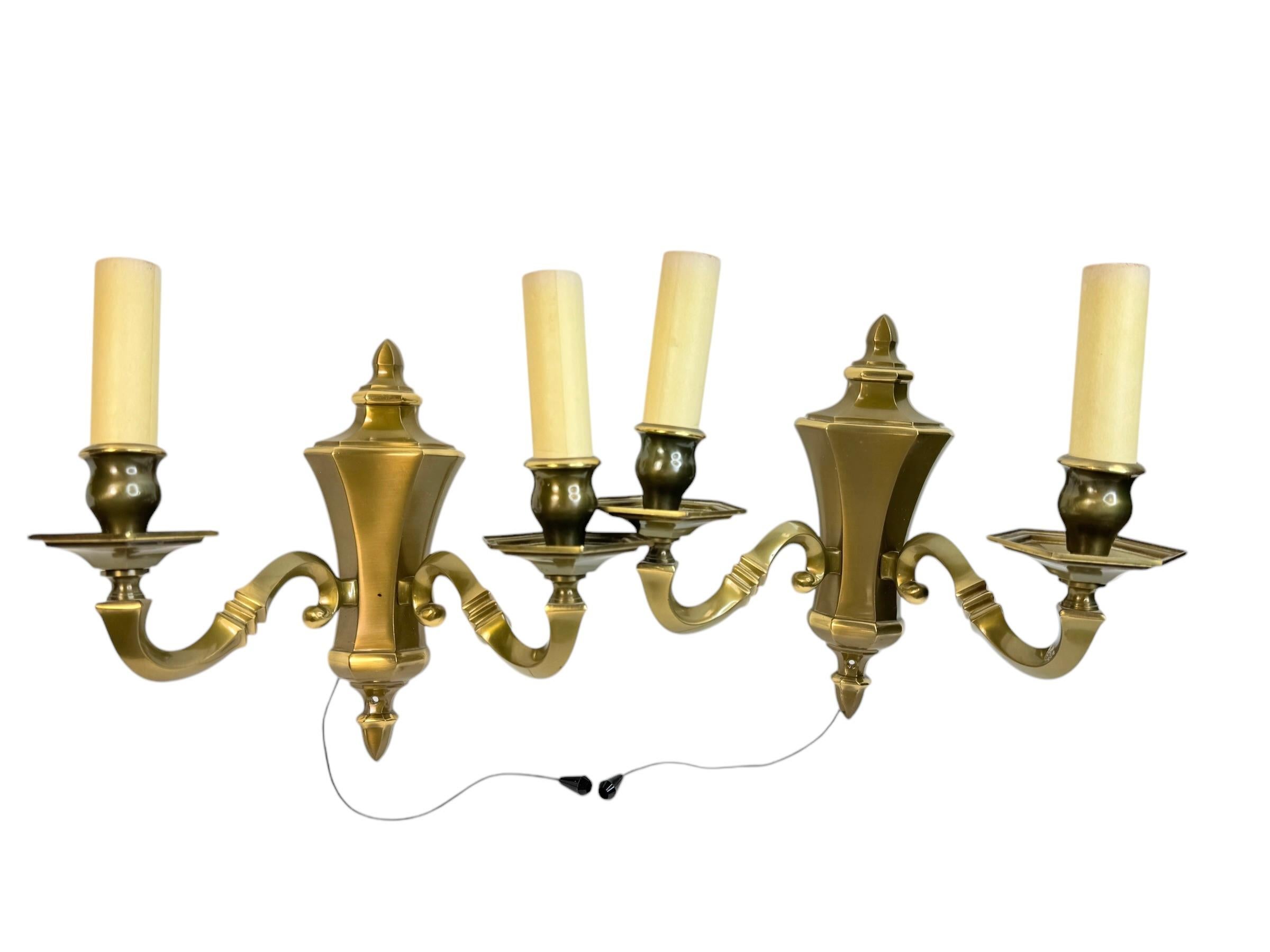 Coppia di lampade da parete a forma di sconces in stile impero, Germania, anni '60 in vendita 10
